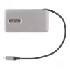 StarTech.com USB-C multipoort-adapter – 4K 60Hz HDMI/DP – 3-poorts USB-hub – 100W Power Delivery Pass-Through – GbE – mini-dockingstation voor onderweg met laadfunctie – 30 cm wrap-around-kabel
