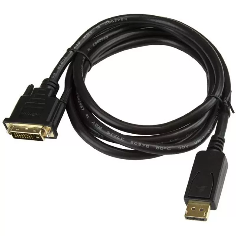 StarTech.com 1,8 m DisplayPort-naar-DVI-kabel, DisplayPort-naar-DVI-adapterkabel, passieve DP-naar-DVI-D videoconverter, 1080p – vervanging voor DP2DVIMM6