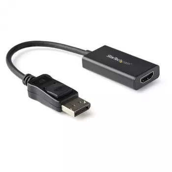 StarTech.com DisplayPort naar HDMI adapter - 4K 60Hz HDR10 actieve DisplayPort 1.4 naar HDMI 2.0b videoconverter - 4K DP naar HDMI adapter dongle voor monitor/display/televisie - vergrendelbare DP-stekker