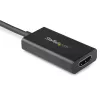 StarTech.com DisplayPort naar HDMI adapter - 4K 60Hz HDR10 actieve DisplayPort 1.4 naar HDMI 2.0b videoconverter - 4K DP naar HDMI adapter dongle voor monitor/display/televisie - vergrendelbare DP-stekker