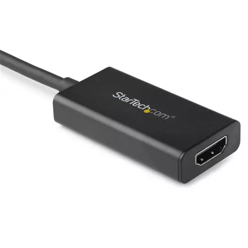 StarTech.com DisplayPort naar HDMI adapter - 4K 60Hz HDR10 actieve DisplayPort 1.4 naar HDMI 2.0b videoconverter - 4K DP naar HDMI adapter dongle voor monitor/display/televisie - vergrendelbare DP-stekker
