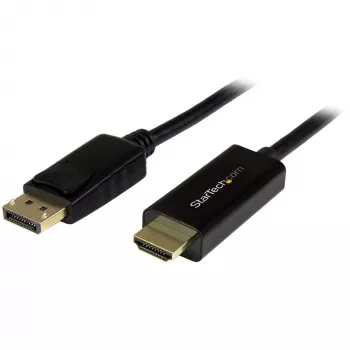 StarTech.com 2m DisplayPort naar HDMI kabel - 4K 30Hz - DisplayPort naar HDMI adapterkabel - DP 1.2 naar HDMI monitorkabel converter - vergrendelbare DP-stekker - passieve DP naar HDMI kabel