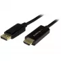 StarTech.com DP2HDMM2MB DisplayPort-naar-HDMI-converterkabel, 2 m (6 ft), 4K, passief, M/M, zwart
