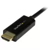 StarTech.com DP2HDMM2MB DisplayPort-naar-HDMI-converterkabel, 2 m (6 ft), 4K, passief, M/M, zwart