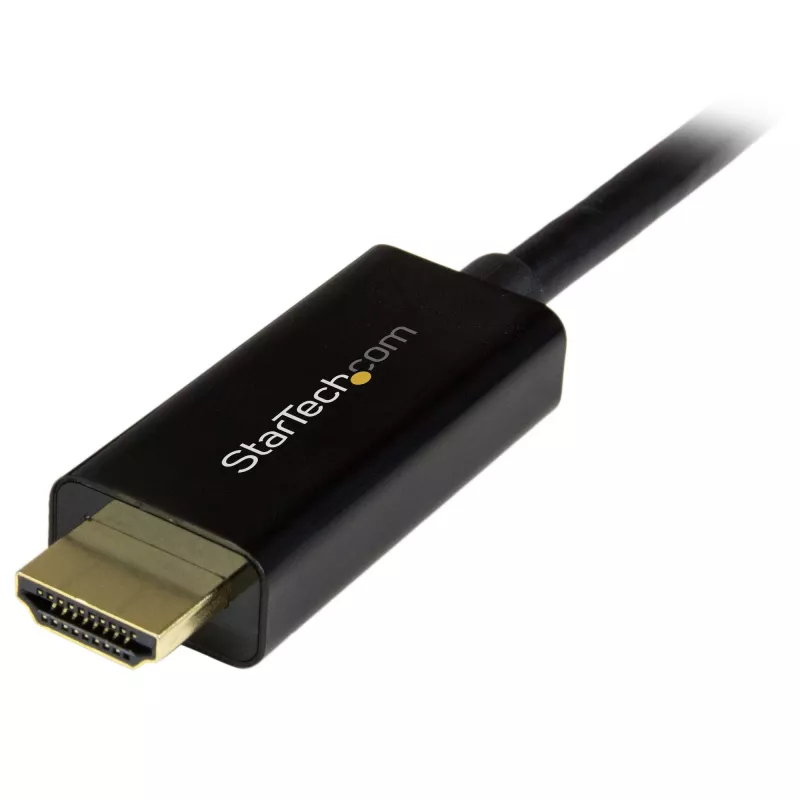 StarTech.com DP2HDMM2MB DisplayPort-naar-HDMI-converterkabel, 2 m (6 ft), 4K, passief, M/M, zwart