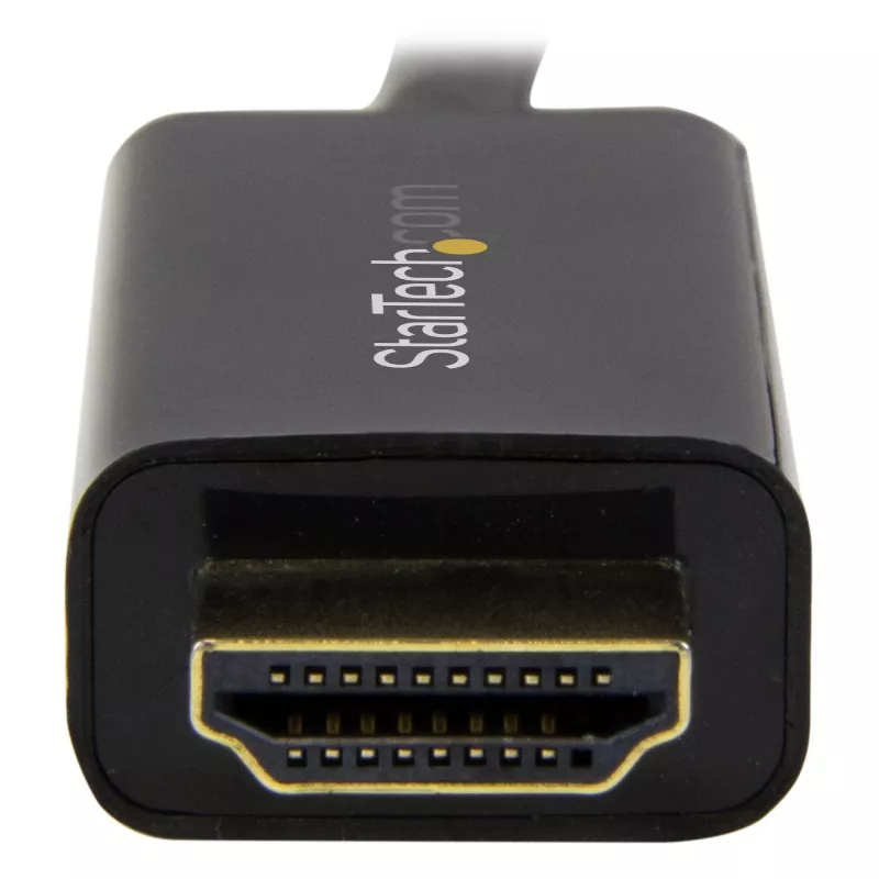 StarTech.com DP2HDMM2MB DisplayPort-naar-HDMI-converterkabel, 2 m (6 ft), 4K, passief, M/M, zwart