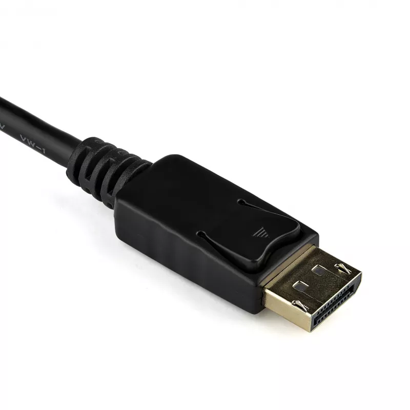 StarTech.com DisplayPort naar VGA adapter - actieve DP naar VGA converter - 1080p video - DisplayPort gecertificeerd - DP/DP++ bron naar VGA monitor kabel adapter dongle - vergrendelbare DP-aansluiting