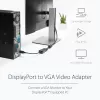 StarTech.com DisplayPort naar VGA adapter - actieve DP naar VGA converter - 1080p video - DisplayPort gecertificeerd - DP/DP++ bron naar VGA monitor kabel adapter dongle - vergrendelbare DP-aansluiting