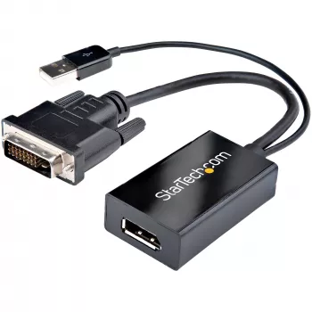 StarTech.com DVI-naar-DisplayPort-adapter – USB-voeding – 1920 x 1200 – DVI-naar-DisplayPort-converter – videoadapter – DVI-D naar DP