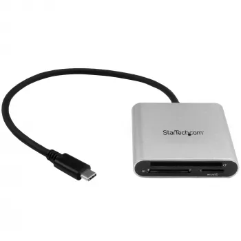StarTech.com USB 3.0 flashgeheugen multikaartlezer/-schrijver met USB-C - SD, microSD, CompactFlash