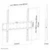 Neomounts FPMA-W300zwart tv-wandbeugel 32-55 inch – ultraplat
