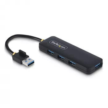 StarTech.com 4-poorts USB-A-hub, 5Gbit/s, busgevoed, compacte reis-mini-USB-hub, multi-poorts USB 3.0-splitter, draagbare USB-hub, overstroombeveiliging (OCP)