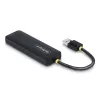 StarTech.com 4-poorts USB-A-hub, 5Gbit/s, busgevoed, compacte reis-mini-USB-hub, multi-poorts USB 3.0-splitter, draagbare USB-hub, overstroombeveiliging (OCP)