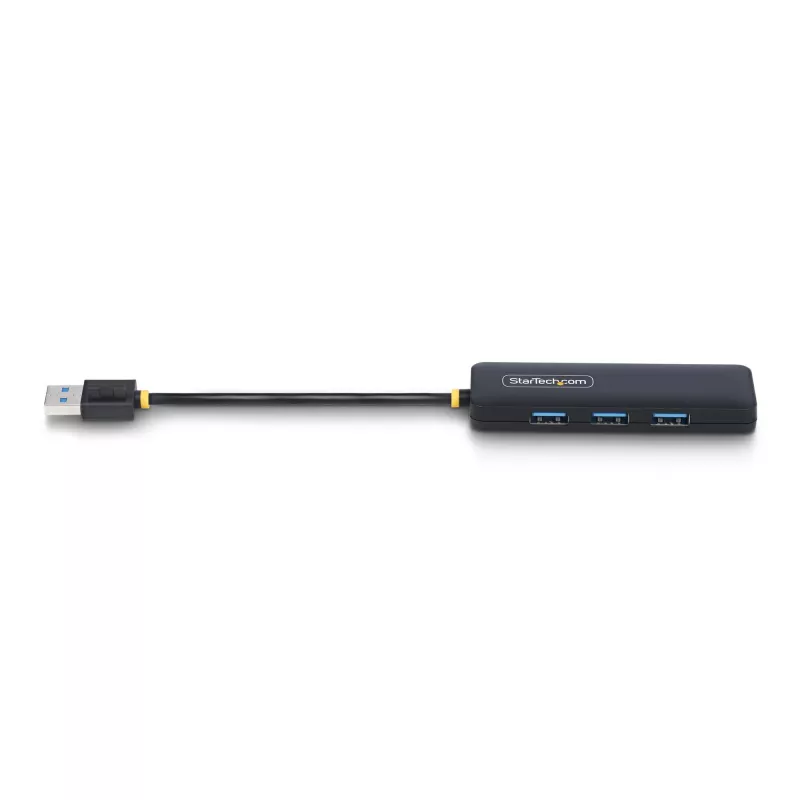StarTech.com 4-poorts USB-A-hub, 5Gbit/s, busgevoed, compacte reis-mini-USB-hub, multi-poorts USB 3.0-splitter, draagbare USB-hub, overstroombeveiliging (OCP)