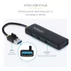 StarTech.com 4-poorts USB-A-hub, 5Gbit/s, busgevoed, compacte reis-mini-USB-hub, multi-poorts USB 3.0-splitter, draagbare USB-hub, overstroombeveiliging (OCP)
