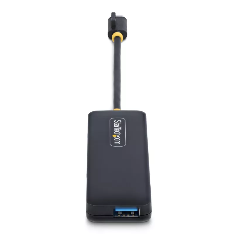 StarTech.com 4-poorts USB-C-hub, 5 Gbit/s, USB-C naar 4x USB-A, busgevoed, kleine reis-mini-hub, multi-poorts USB 3.0-splitter, draagbare hub, overstroombeveiliging
