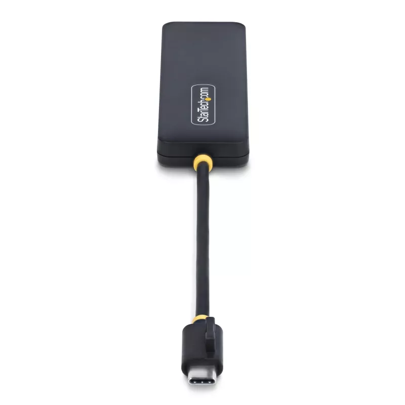 StarTech.com 4-poorts USB-C-hub, 5 Gbit/s, USB-C naar 4x USB-A, busgevoed, kleine reis-mini-hub, multi-poorts USB 3.0-splitter, draagbare hub, overstroombeveiliging
