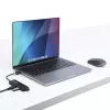 StarTech.com 4-poorts USB-C-hub, 5 Gbit/s, USB-C naar 4x USB-A, busgevoed, kleine reis-mini-hub, multi-poorts USB 3.0-splitter, draagbare hub, overstroombeveiliging