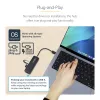 StarTech.com 4-poorts USB-C-hub, 5 Gbit/s, USB-C naar 4x USB-A, busgevoed, kleine reis-mini-hub, multi-poorts USB 3.0-splitter, draagbare hub, overstroombeveiliging