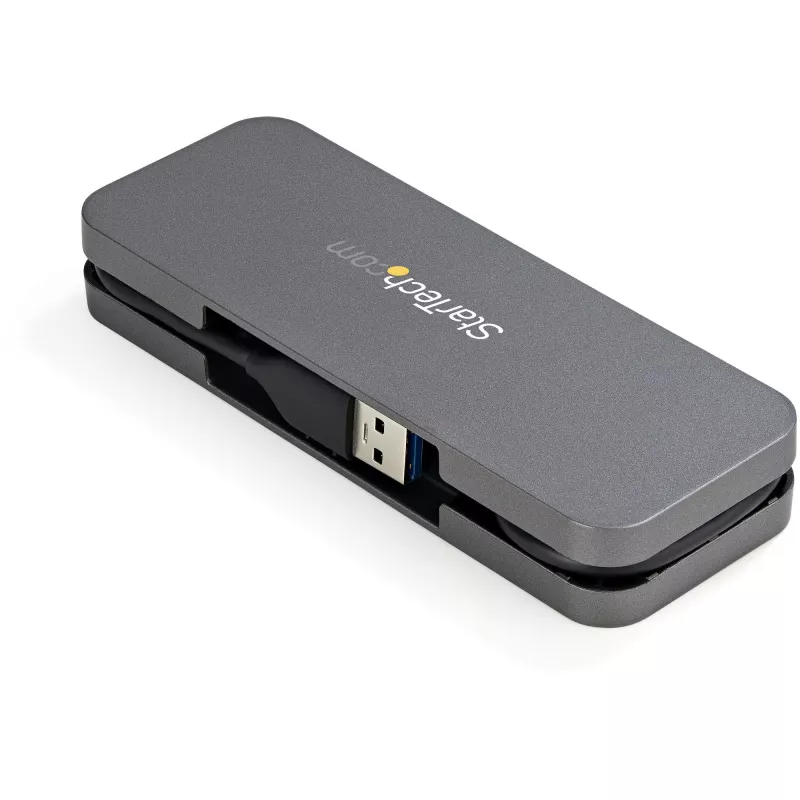StarTech.com 4-poorts USB 3.0-hub - USB-A naar 4x USB-A - SuperSpeed 5Gbps draagbare USB 3.1 Gen 1 Type-A-hub - USB-busgevoed - laptop/desktop USB-hub met lange kabel 28 cm & kabelmanagement~4-poorts USB 3.0-hub - USB-A naar 4x USB-A - SuperSpeed 5Gbps draagbare USB 3.2 Gen 1 Type-A-hub - USB-busgevoed - laptop/desktop USB-hub met lange kabel 28 cm & kabelmanagement
