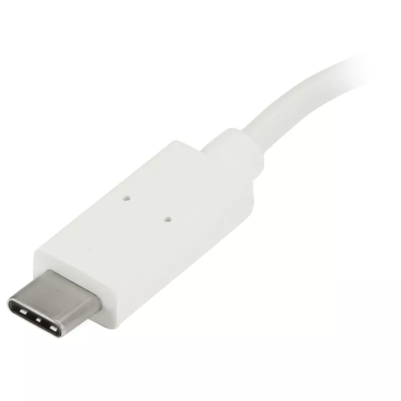 StarTech.com HB30C3A1CFBW 4-poorts USB-C-hub, 1x USB-C + 3x USB-A, USB 3.0 SuperSpeed 5Gbps, draagbaar, wit