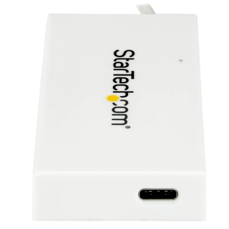 StarTech.com HB30C3A1CFBW 4-poorts USB-C-hub, 1x USB-C + 3x USB-A, USB 3.0 SuperSpeed 5Gbps, draagbaar, wit