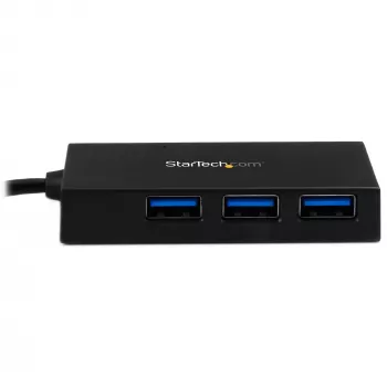 StarTech.com 4-poorts USB C-hub - USB Type-C-hub met 4x USB-A-aansluitingen (USB 3.0/3.1 Gen 1 SuperSpeed 5 Gbit/s) - USB-bus of zelfstandige voeding - draagbare USB-C-naar-USB-A BC-1.2-laadhub met voeding~4-poorts USB C-hub - USB Type-C-hub met 4x USB-A-aansluitingen USB 3.0-hub (5 Gbit/s) - USB-bus of zelfstandige voeding - draagbare USB-C-naar-USB-A BC-1.2-laadhub met voeding