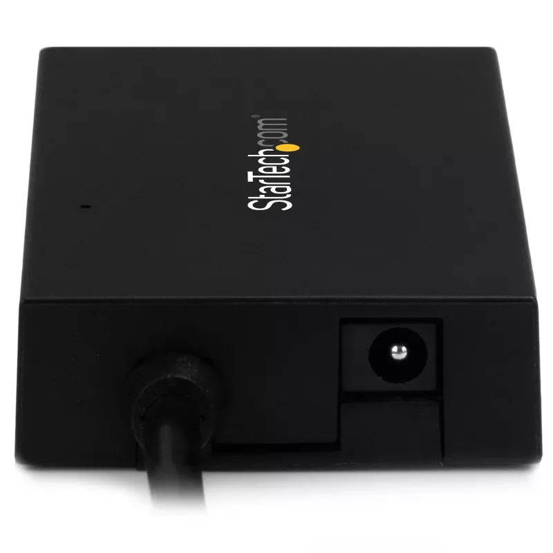 StarTech.com 4-poorts USB C-hub - USB Type-C-hub met 4x USB-A-aansluitingen (USB 3.0/3.1 Gen 1 SuperSpeed 5 Gbit/s) - USB-bus of zelfstandige voeding - draagbare USB-C-naar-USB-A BC-1.2-laadhub met voeding~4-poorts USB C-hub - USB Type-C-hub met 4x USB-A-aansluitingen USB 3.0-hub (5 Gbit/s) - USB-bus of zelfstandige voeding - draagbare USB-C-naar-USB-A BC-1.2-laadhub met voeding