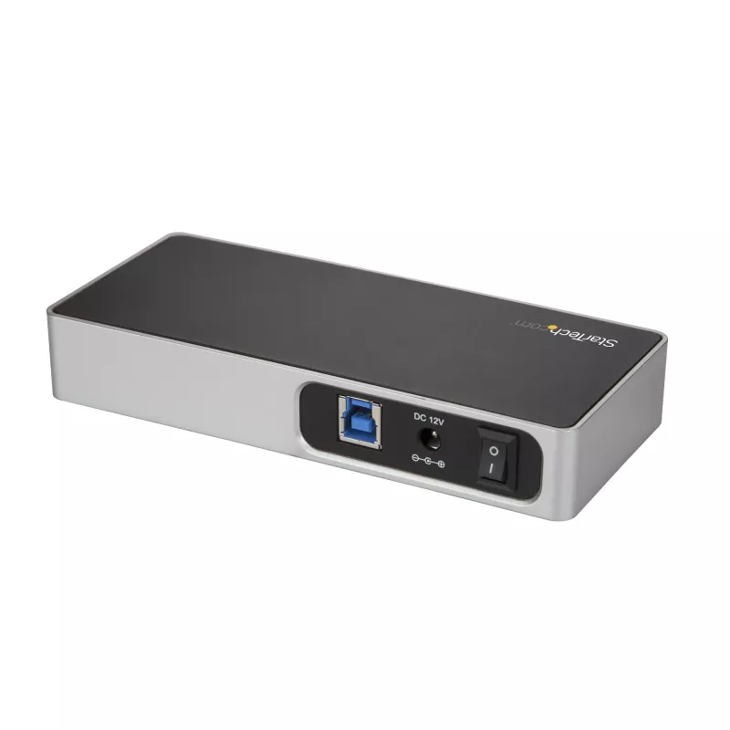 StarTech.com HB30C5A2CSC 7-poorts USB-C-hub, USB-C naar 5x USB-A + 2x USB-C, USB 3.0, snellaadpoort, met voeding