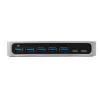 StarTech.com HB30C5A2CSC 7-poorts USB-C-hub, USB-C naar 5x USB-A + 2x USB-C, USB 3.0, snellaadpoort, met voeding