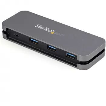 StarTech.com 4-poorts USB C-hub - 3x USB-A/1x USB-C - 5Gbps USB 3.0 Type-C-hub (3.2/3.1 Gen 1) - busgevoed - draagbare USB-C naar USB-A adapter-hub - 28,5 cm (11,2 inch) kabel met kabelmanagement~4-poorts USB C-hub - 3x USB-A/1x USB-C - USB 3.0 Type-C-hub - USB 3.2 Gen 1 (5 Gbit/s) - busgevoed - draagbare USB-C naar USB-A adapter-hub - 11,2 inch (28,5 cm) kabel met kabelmanagement