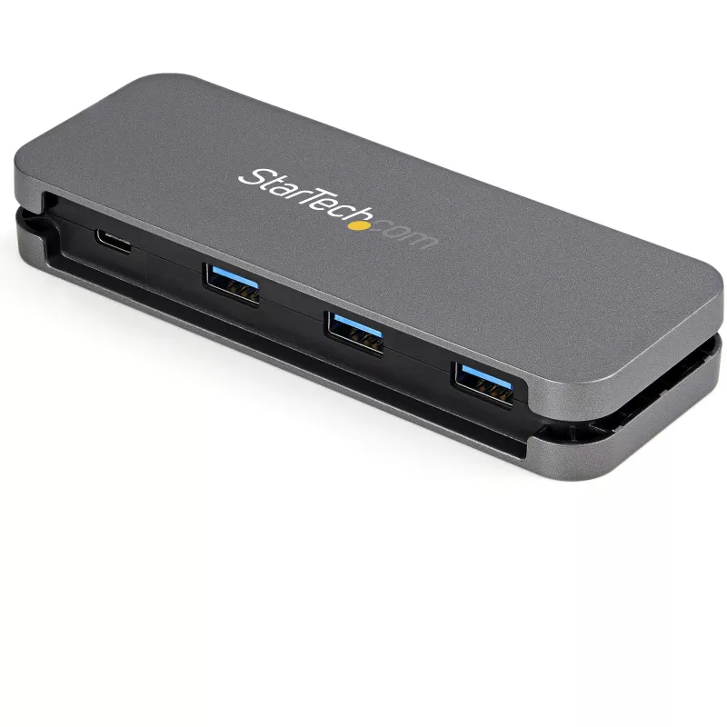 StarTech.com 4-poorts USB C-hub - 3x USB-A/1x USB-C - 5Gbps USB 3.0 Type-C-hub (3.2/3.1 Gen 1) - busgevoed - draagbare USB-C naar USB-A adapter-hub - 28,5 cm (11,2 inch) kabel met kabelmanagement~4-poorts USB C-hub - 3x USB-A/1x USB-C - USB 3.0 Type-C-hub - USB 3.2 Gen 1 (5 Gbit/s) - busgevoed - draagbare USB-C naar USB-A adapter-hub - 11,2 inch (28,5 cm) kabel met kabelmanagement