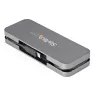 StarTech.com 4-poorts USB C-hub - 3x USB-A/1x USB-C - 5Gbps USB 3.0 Type-C-hub (3.2/3.1 Gen 1) - busgevoed - draagbare USB-C naar USB-A adapter-hub - 28,5 cm (11,2 inch) kabel met kabelmanagement~4-poorts USB C-hub - 3x USB-A/1x USB-C - USB 3.0 Type-C-hub - USB 3.2 Gen 1 (5 Gbit/s) - busgevoed - draagbare USB-C naar USB-A adapter-hub - 11,2 inch (28,5 cm) kabel met kabelmanagement