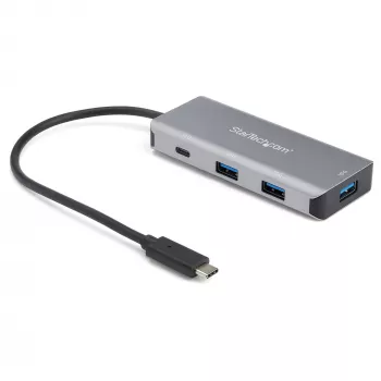 StarTech.com 4-poorts USB-C-hub met 3x USB-A & 1x USB-C – SuperSpeed 10 Gbit/s USB Type-C 3.1/3.2 Gen 2-hub – USB-busgevoed – compacte USB-C-naar-USB-adapter-hub – draagbare/laptop-hub – aluminium