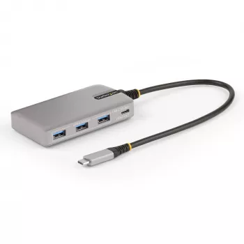 StarTech.com 4-poorts USB-C-hub met USB-C DP Alt Mode video-uitgang 4K 60Hz - 3x USB-A, 1x USB Type-C, 100W Power Delivery doorvoer, USB 3.2 10Gbps, 30cm kabel, draagbare USB-hub