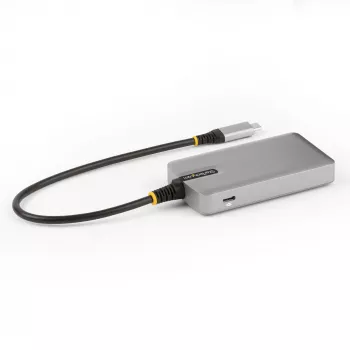 StarTech.com 4-poorts USB-C-hub met USB-C DP Alt Mode video-uitgang 4K 60Hz - 3x USB-A, 1x USB Type-C, 100W Power Delivery doorvoer, USB 3.2 10Gbps, 30cm kabel, draagbare USB-hub