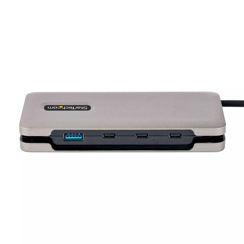 StarTech.com HB31CM1A3CB 4-poorts USB-C-hub, 1x USB-A + 3x USB-C, USB 3.2 Gen 2 10 Gbps, busgevoed, 25 cm (9,8 inch) wrap-around-kabel