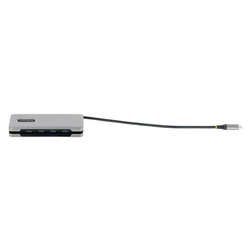 StarTech.com HB31CM4CPD3 4-poorts USB-C-hub, 4x USB-C, USB 3.2 Gen 2 10 Gbps, 100 W Power Delivery-doorvoer, 25 cm (9,8 inch) kabel