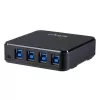 StarTech.com 4-naar-4 USB 3.0-periferie-switchbox, 5 Gbit/s, Micro-USB Type-B, zwart, kunststof, CE, FCC, REACH, 0 - 40 °C