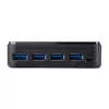 StarTech.com 4-naar-4 USB 3.0-periferie-switchbox, 5 Gbit/s, Micro-USB Type-B, zwart, kunststof, CE, FCC, REACH, 0 - 40 °C