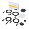 StarTech.com 4-naar-4 USB 3.0-periferie-switchbox, 5 Gbit/s, Micro-USB Type-B, zwart, kunststof, CE, FCC, REACH, 0 - 40 °C