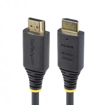 StarTech.com 4 m (13 ft) Premium gecertificeerde High Speed HDMI-kabel, 4K 60Hz/1440p 144Hz, HDR10/HDCP 2.2/ARC, 18 Gbit/s, UHD HDMI 2.0-kabel voor tv/monitor/display, TPE-mantel