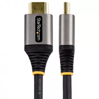 StarTech.com 3ft (1m) HDMI 2.1-kabel 8K - Gecertificeerde Ultra High Speed HDMI-kabel 48Gbps - 8K 60Hz/4K 120Hz HDR10+ eARC - Ultra HD 8K HDMI-kabel - Monitor/TV/Display - Flexibele TPE-mantel
