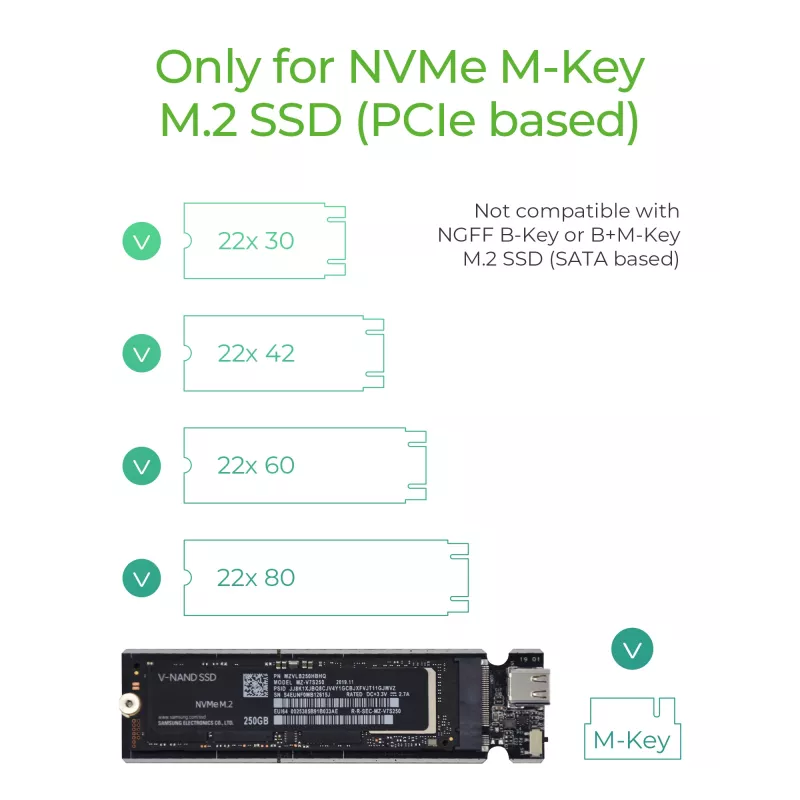 ICY BOX IB-1817Ma-C31 SSD-behuizing zilver M.2