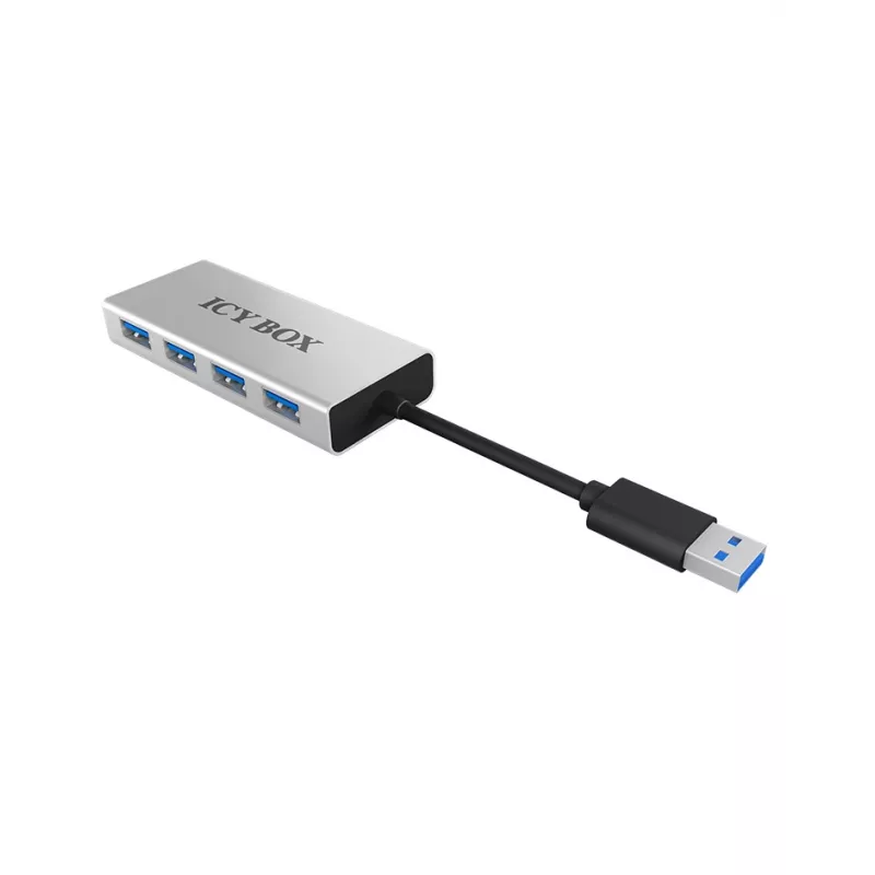 ICY BOX IB-AC6104 USB 3.2 Gen 1 (3.1 Gen 1) Type-A 5000 Mbit/s wit