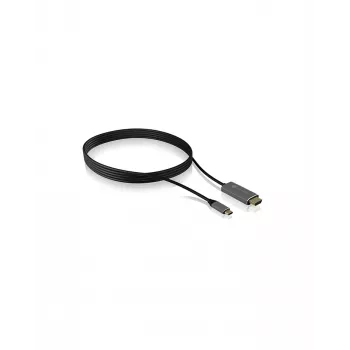 ICY BOX IB-CB020-C HDMI-kabel 1,8 m HDMI Type-A (standaard) zwart, zilver