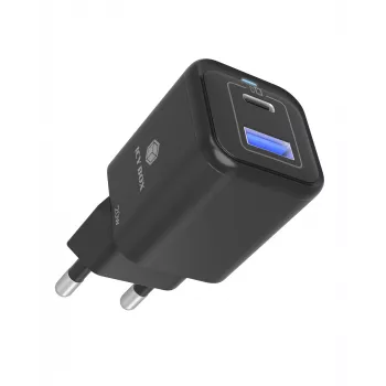 ICY BOX IB-PS1020-PD universele zwarte AC-snellader voor binnen