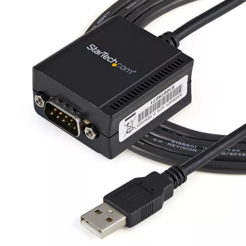 StarTech.com 1-poorts FTDI USB naar serieel RS232-adapterkabel met COM-behoud