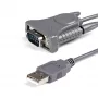 StarTech.com ICUSB232DB25 USB 2.0-naar-serieel RS232-adapterkabel, DB9/DB25, grijs