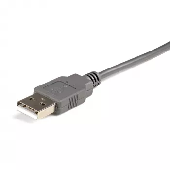 StarTech.com 3ft (91cm) 1-poorts USB naar serieel kabel, DB9/DB25 RS232 naar USB-converter, Prolific, USB naar serieel adapter